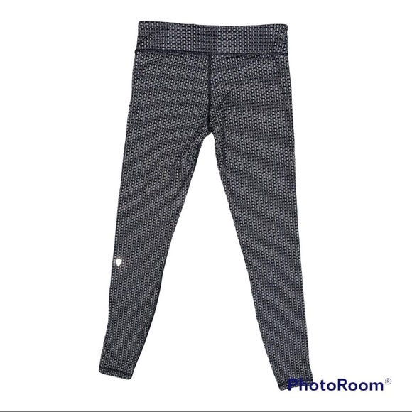 Ivivva Lululemon Gray & Black Rhythm Tights - Picture 7 of 10